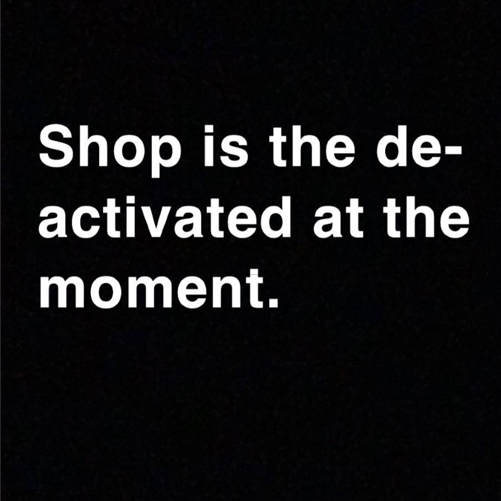 As of May 19 my shop is currently deactivated.